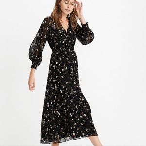 Madewell Georgette Dress in Backyard Blooms